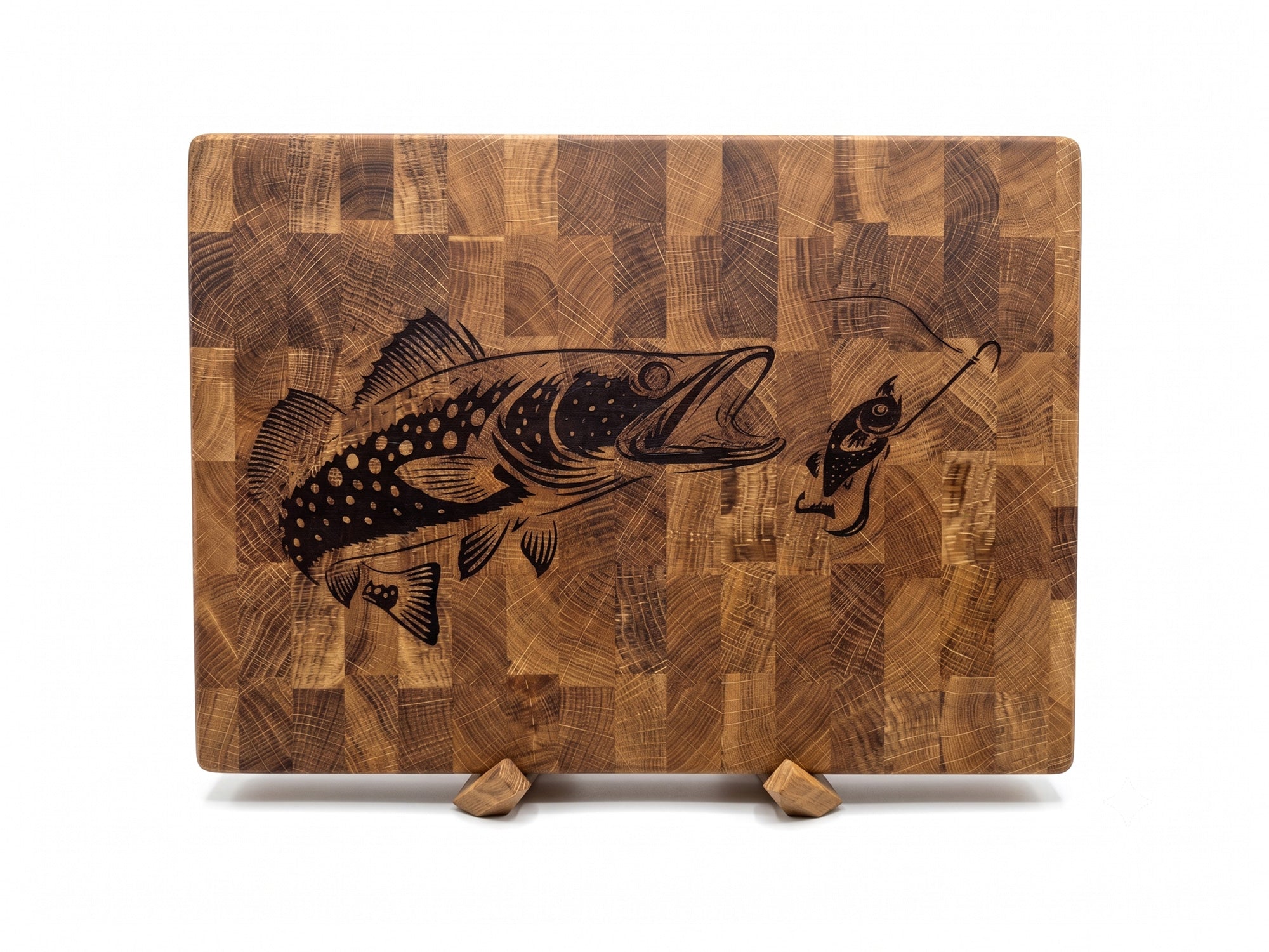 First Cast End-Grain Cutting Board
