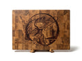 Angler's Catch End-Grain Cutting Board