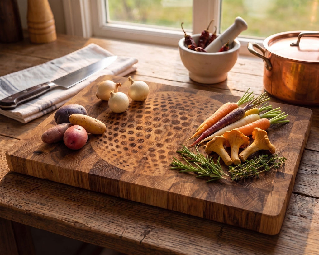 Orbital End-Grain Cutting Board