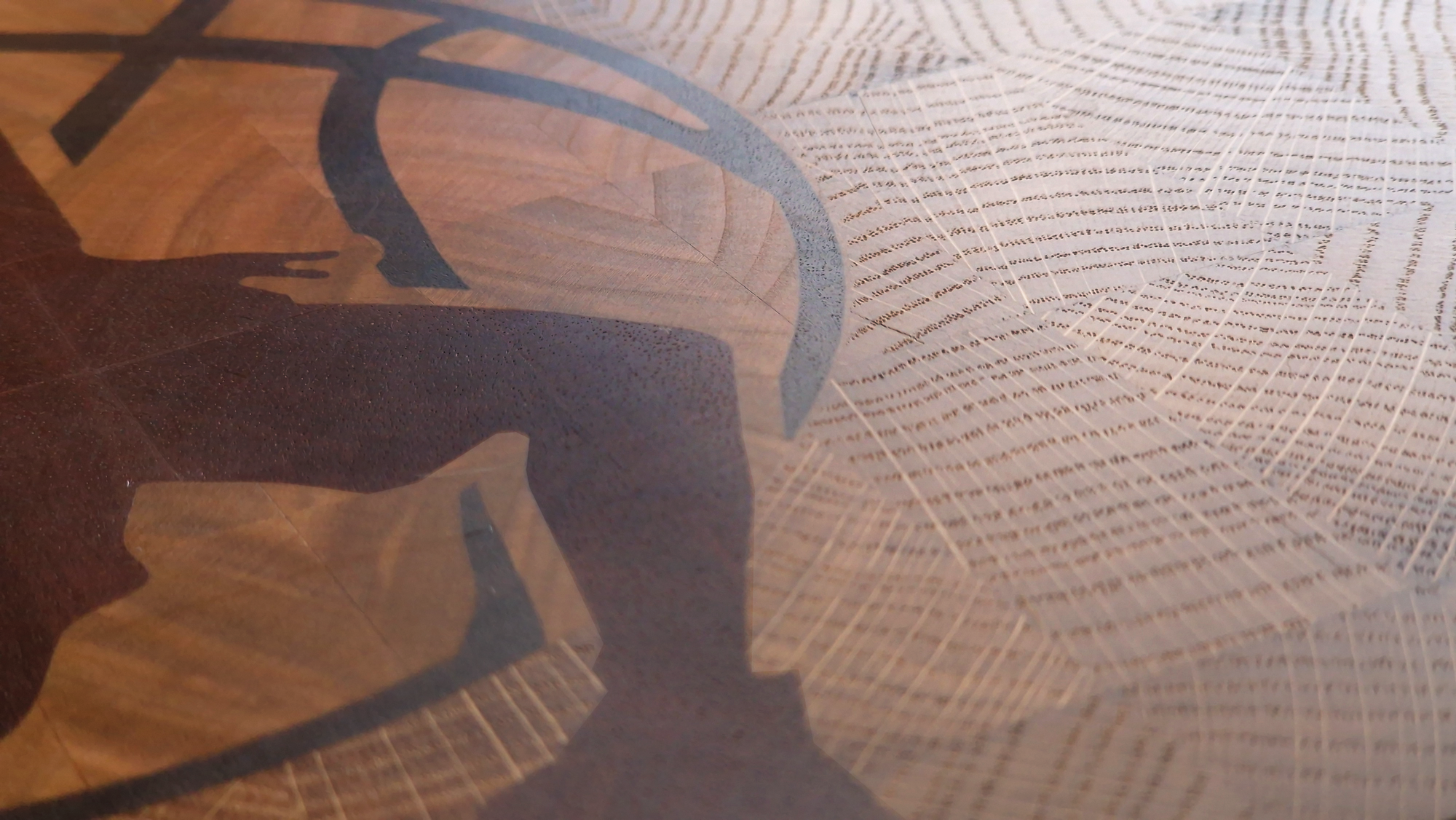 Four-Wood Dunk End-Grain Cutting Board