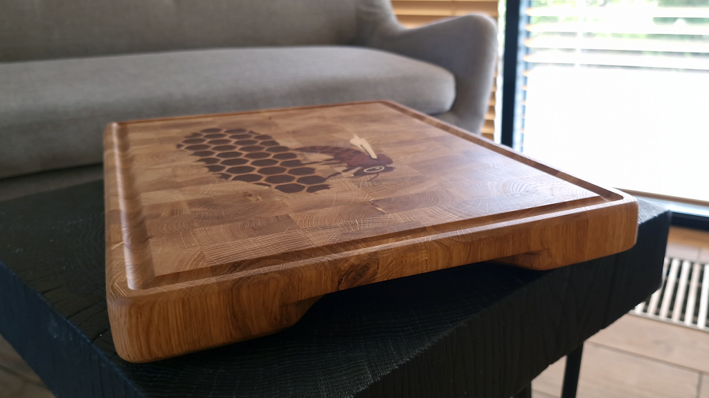 Orbital End-Grain Cutting Board