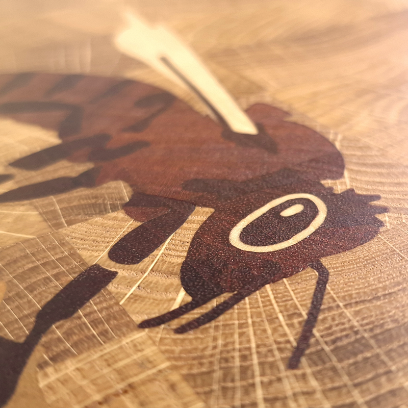 Great Plains Bison End-Grain Cutting Board