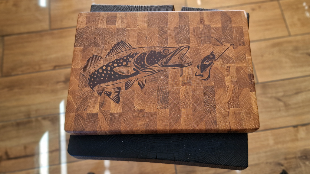 First Cast End-Grain Cutting Board