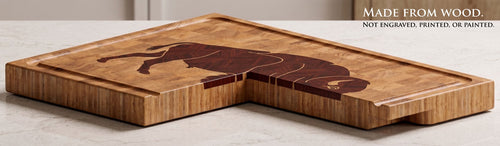 Angler's Catch End-Grain Cutting Board