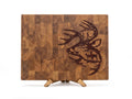 Woodland Stag End-Grain Cutting Board