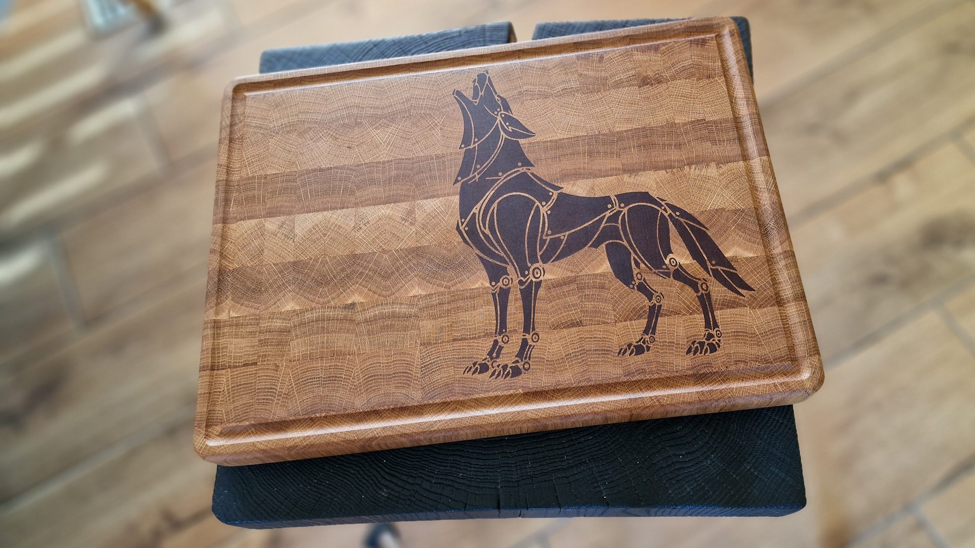 Iron Wolf End-Grain Cutting Board