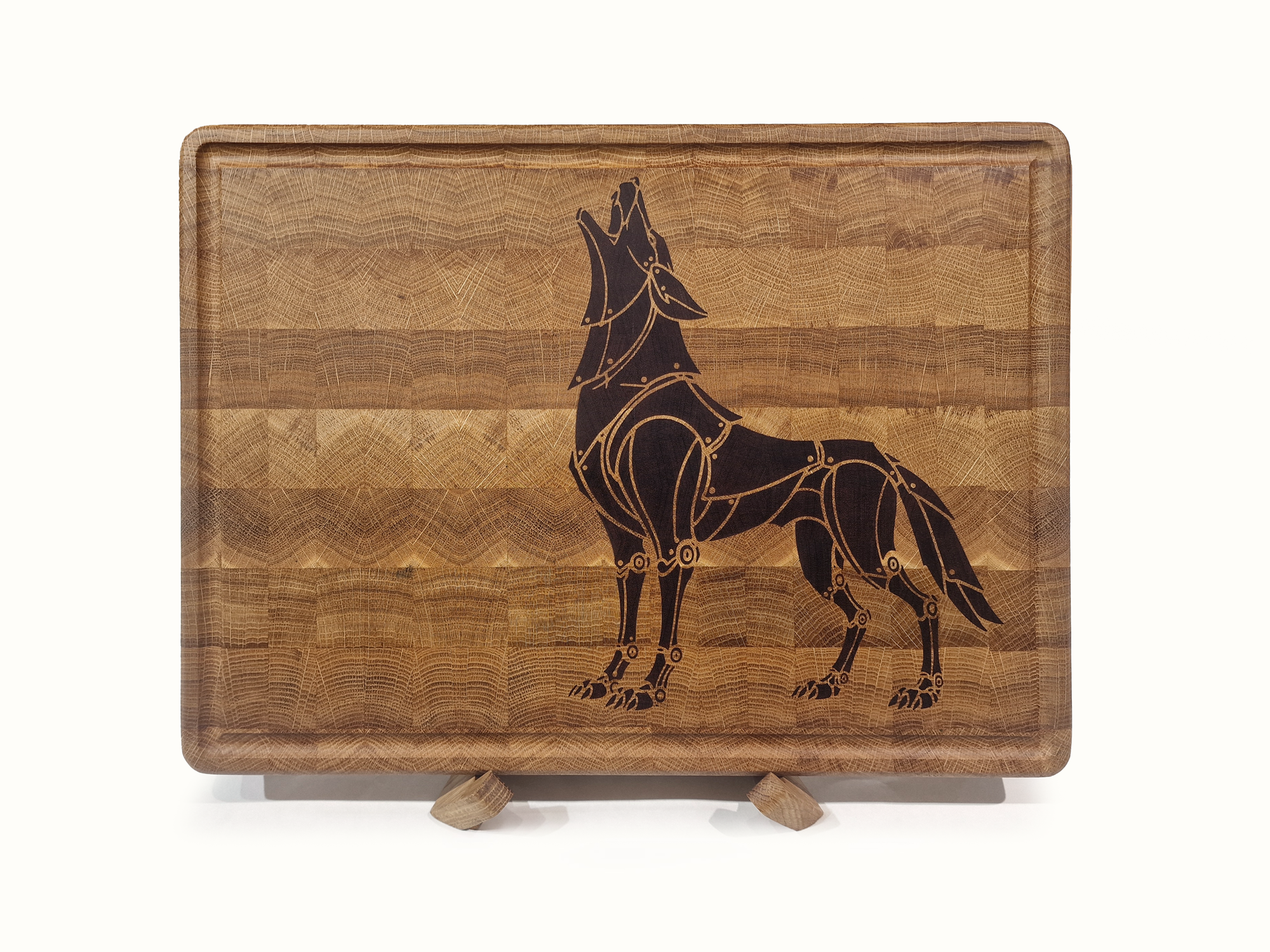 Iron Wolf End-Grain Cutting Board