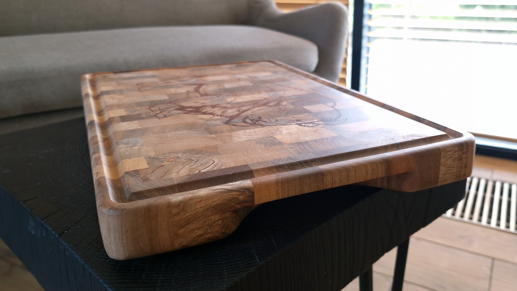 Prairie Monarch End-Grain Cutting Board