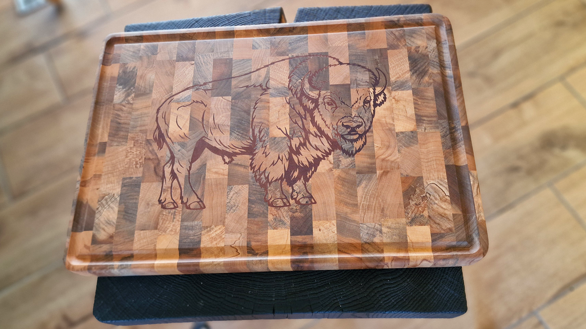 Prairie Monarch End-Grain Cutting Board