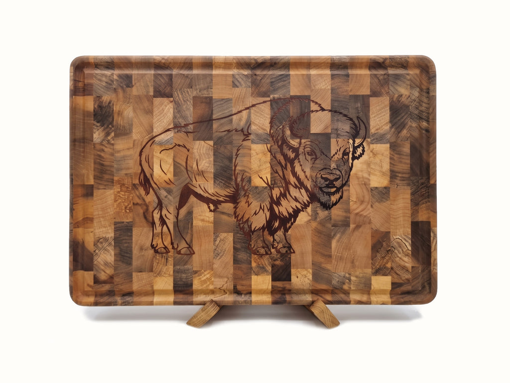 Prairie Monarch End-Grain Cutting Board