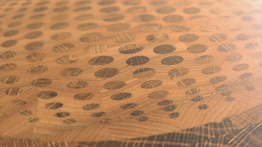 Orbital End-Grain Cutting Board