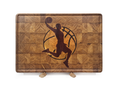 Four-Wood Dunk End-Grain Cutting Board